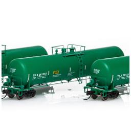 Click here to learn more about the Athearn N 30,000 Gallon Ethanol Tank, TILX/Green #1 (3).