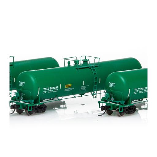 Athearn N 30,000 Gallon Ethanol Tank, TILX/Green #1 (3)