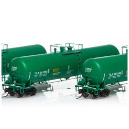 Click here to learn more about the Athearn N 30,000 Gallon Ethanol Tank, TILX/Green #2 (3).