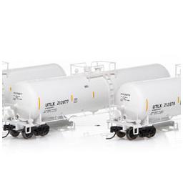 Click here to learn more about the Athearn N 30,000 Gallon Ethanol Tank, UTLX/White #1 (3).