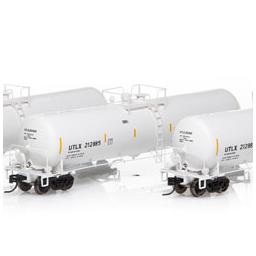 Click here to learn more about the Athearn N 30,000 Gallon Ethanol Tank, UTLX/White #2 (3).