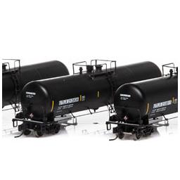 Click here to learn more about the Athearn N 30,000 Gallon Ethanol Tank, UTLX/Black #2 (3).