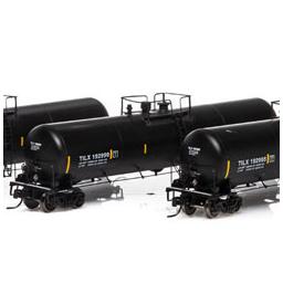 Click here to learn more about the Athearn N 30,000 Gallon Ethanol Tank, TILX/Black #1 (3).