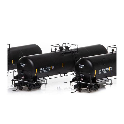 Athearn N 30,000 Gallon Ethanol Tank, TILX/Black #2 (3)