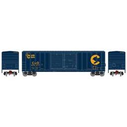 Click here to learn more about the Athearn N 50'' FMC Double Door Box, C&O #486237.