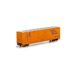 Click here to learn more about the Athearn N 50'' FMC Double Door Box, LP&N #52027.