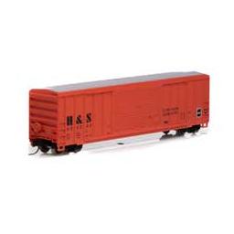Click here to learn more about the Athearn N 50'' FMC Centered Double Door Box, H&S #4082.