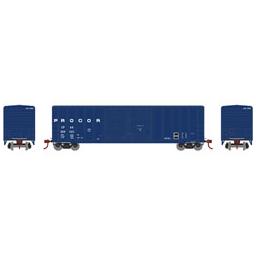 Click here to learn more about the Athearn N 50'' FMC Centered Double Door Box, Procor #208023.