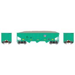 Click here to learn more about the Athearn N 40'' Outside Braced Hopper/Load, UP #919610.