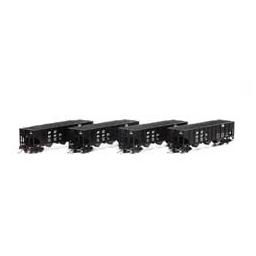 Click here to learn more about the Athearn N 40'''' 3-Bay Ribbed Hopper w/Load, PC #1 (4).