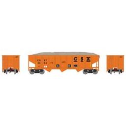 Click here to learn more about the Athearn N 40'' Outside Braced Hopper/Load, CSX #965371.