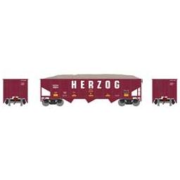 Click here to learn more about the Athearn N 40'' Outside Braced Hopper/Load, HZGX #9864.