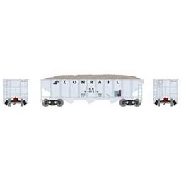 Click here to learn more about the Athearn N 40'' Outside Braced Hopper/Load, CR #50736.