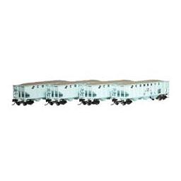 Click here to learn more about the Athearn N 40'' Outside Braced Hopper/Load, CR (4) #1.