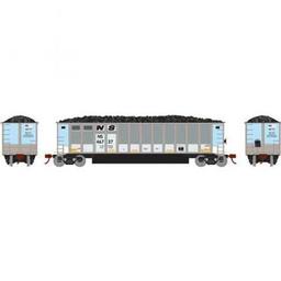 Click here to learn more about the Athearn N Bethgon Coalporter w/Load, NS #46737.