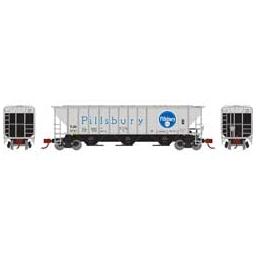 Click here to learn more about the Athearn N PS 4427 Covered Hopper, TLDX/Pillsbury #6741.