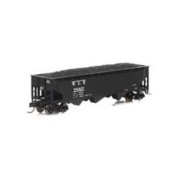 Click here to learn more about the Athearn N 40'' 3-Bay Offset Hopper w/Load, W&LE #78007.