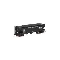 Click here to learn more about the Athearn N 40'' 3-Bay Offset Hopper w/Load, TH&B #1207.