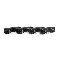 Click here to learn more about the Athearn N 40'' 3-Bay Offset Hopper w/Load, TH&B #2 (4).