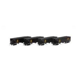 Click here to learn more about the Athearn N 40'' 3-Bay Offset Hopper w/Load, ARR #2 (4).