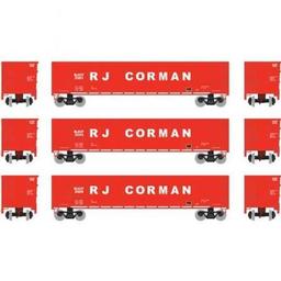 Click here to learn more about the Athearn N Thrall High Side Gondola, RJ Corman #3 (3).