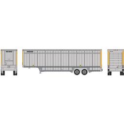 Click here to learn more about the Athearn N 40'' Drop Sill Parcel Trailer,UPS/Yellow Stripe#2.