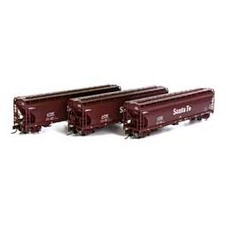 Click here to learn more about the Athearn N ACF 4600 3-Bay Centerflow Hopper, SF (3).