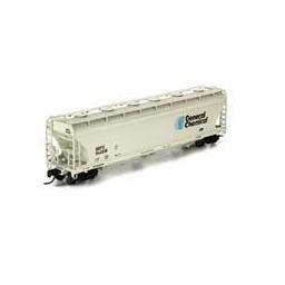 Click here to learn more about the Athearn N ACF 4600 3-Bay Centerflow Hopper, GRPX #944818.