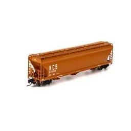Click here to learn more about the Athearn N ACF 4600 3-Bay Centerflow Hopper, KCS #300118.