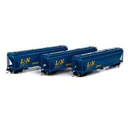 Click here to learn more about the Athearn N ACF 4600 3-Bay Centerflow Hopper, L&N (3).