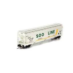 Click here to learn more about the Athearn N ACF 4600 3-Bay Centerflow Hopper, SOO #74043.