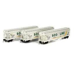 Click here to learn more about the Athearn N ACF 4600 3-Bay Centerflow Hopper, SOO (3).