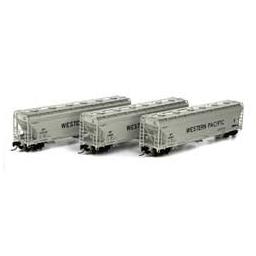 Click here to learn more about the Athearn N ACF 4600 3-Bay Centerflow Hopper, WP (3).