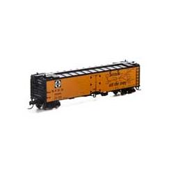 Click here to learn more about the Athearn N 50'' Ice Bunker Reefer, SF #37378.