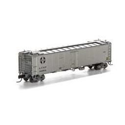 Click here to learn more about the Athearn N 50'' Ice Bunker Reefer, SF/MOW #188502.