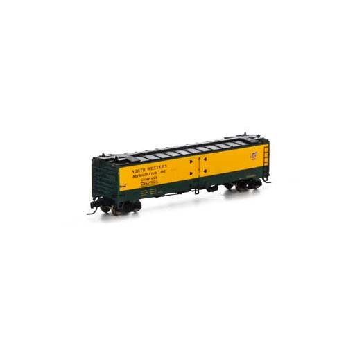 Athearn N 50'' Ice Bunker Reefer, C&NW #52008