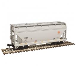 Click here to learn more about the Atlas Model Railroad N Trainman 2-Bay Centreflow Hopper, ERCX #7012.