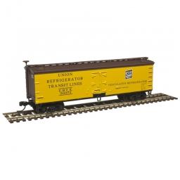 Click here to learn more about the Atlas Model Railroad N 40'' Wood Reefer, UTRX/SOO Line #50073.