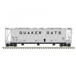 Click here to learn more about the Atlas Model Railroad N 3500 Cubic Foot Dry Flo Hopper,Quaker Oats#50382.