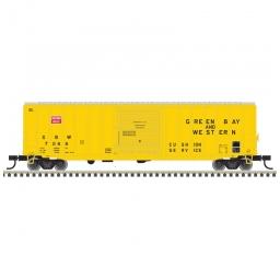 Click here to learn more about the Atlas Model Railroad N Trainman 50'' 6" Box, GB&W #7077.