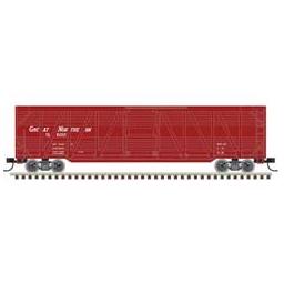 Click here to learn more about the Atlas Model Railroad N 50'' Stock Car, Great Northern #156004.
