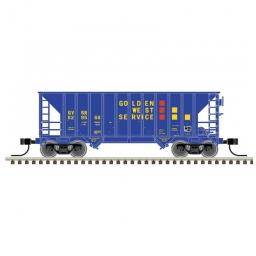 Click here to learn more about the Atlas Model Railroad N Greenville 100 Ton Twin Hopper, GVSR #629627.