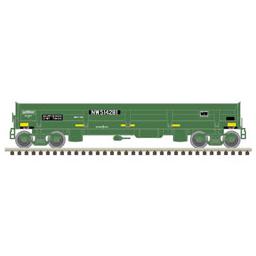 Click here to learn more about the Atlas Model Railroad N Difco Side Dump, N&W/Green/Black #514271.
