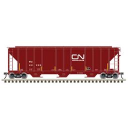 Click here to learn more about the Atlas Model Railroad N PS-4472 Covered Hopper, CN/WC #82224.