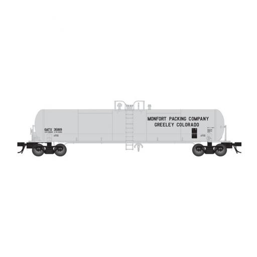 Atlas Model Railroad N 20,700 Gallon Tank, Monfort Packing #35818