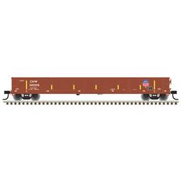 Click here to learn more about the Atlas Model Railroad N Evans Gondola, UP/C&NW/Brown/White #340019.