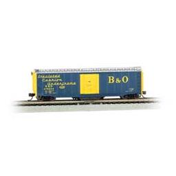 Click here to learn more about the Bachmann Industries N,Track Cleaning 50''Plug Box,B&O(blue & yellow).