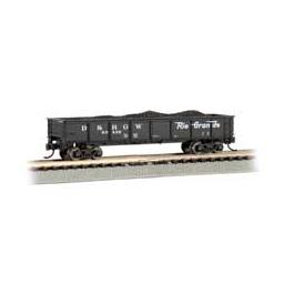 Click here to learn more about the Bachmann Industries N,40'' Gon,D&RGW (black).