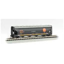 Click here to learn more about the Bachmann Industries N ACF 56'' 4-Bay Center Flow Hopper,  KCS #286476.