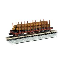 Click here to learn more about the Bachmann Industries N ACF 40'' Log Car, 1906-1935.